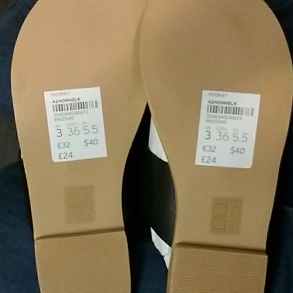 Last chance! Topshop Ring Leather Slide Sandal - Picture 3 of 7